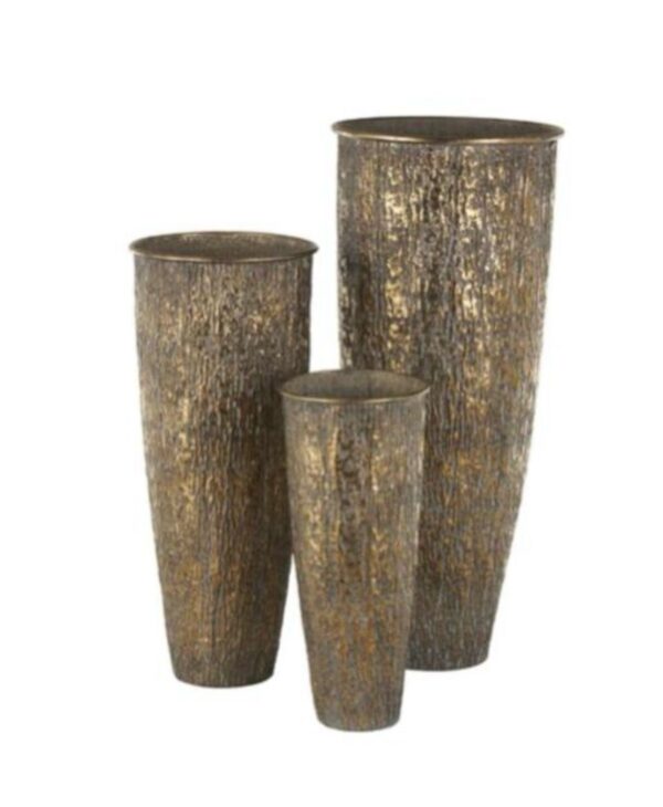 JUEGO DE FLOREROS COBRE