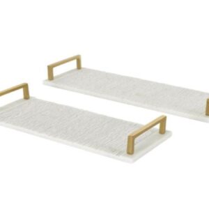 SET DE BANDEJAS MARMOL RECTANGULARES