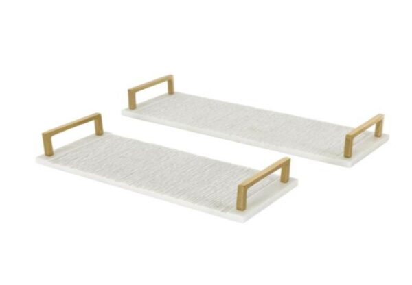 SET DE BANDEJAS MARMOL RECTANGULARES