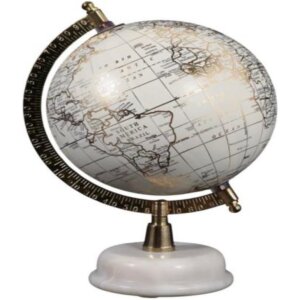 GLOBO TERRAQUEO MARMOL GOLD