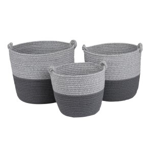 SET DE CANASTAS SILIO GRIS